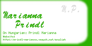marianna prindl business card